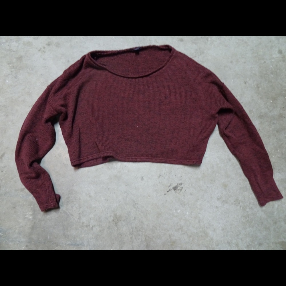 American Eagle females crop top sweater Sz Large